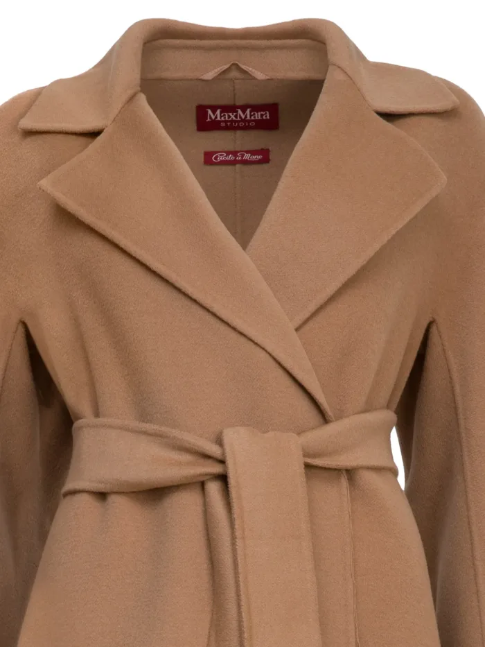 MAX MARA STUDIO: CLES wool and cashmere coat