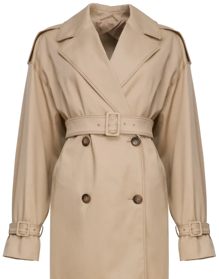 MAX MARA STUDIO: PALMIZI long raincoat (colonial)