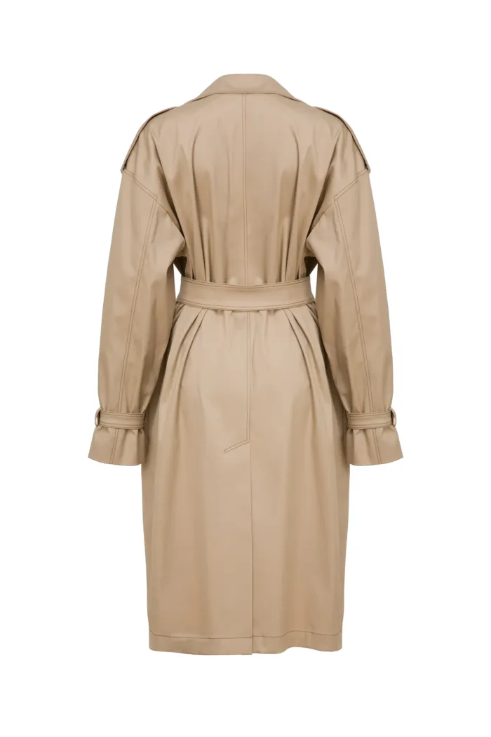 MAX MARA STUDIO: PALMIZI long raincoat (colonial)