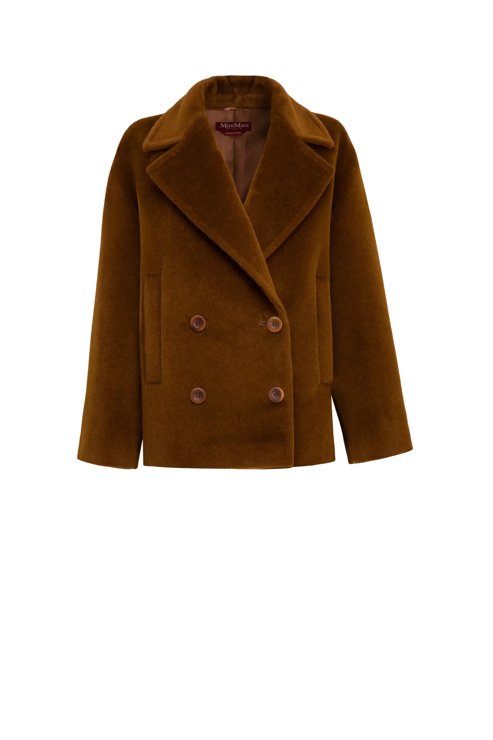 MAX MARA STUDIO: FILOVIA coat (cognac )