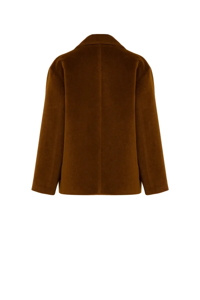 MAX MARA STUDIO: FILOVIA coat (cognac )