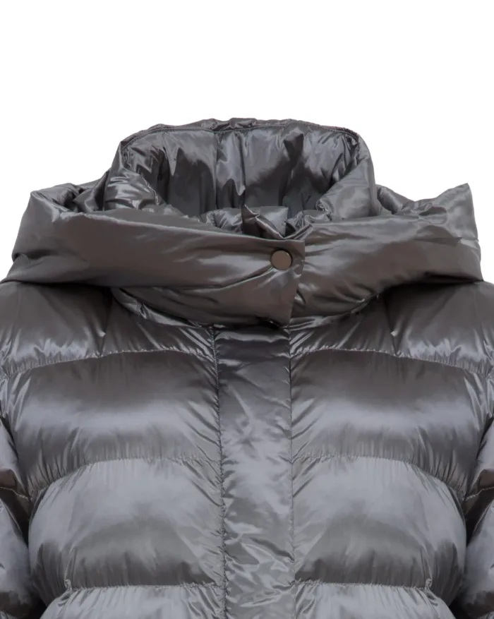 MARINA RINALDI VOYAGE: Padded coat with detachable hood CALI