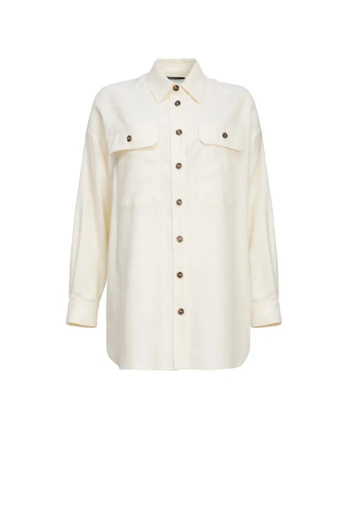 WEEKEND MAX MARA: ROLF Oversized Cotton Shirt