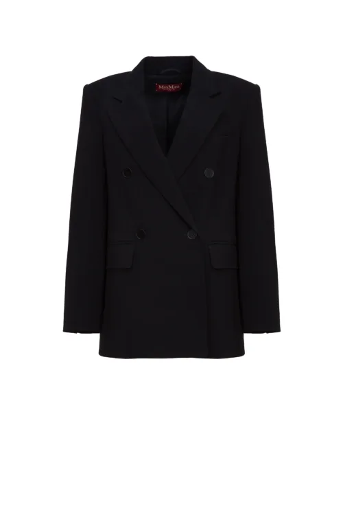 MAX MARA STUDIO: Double-breasted cady blazer MIRELLA