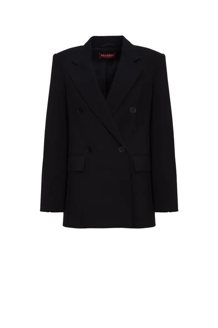 MAX MARA STUDIO: Double-breasted cady blazer MIRELLA