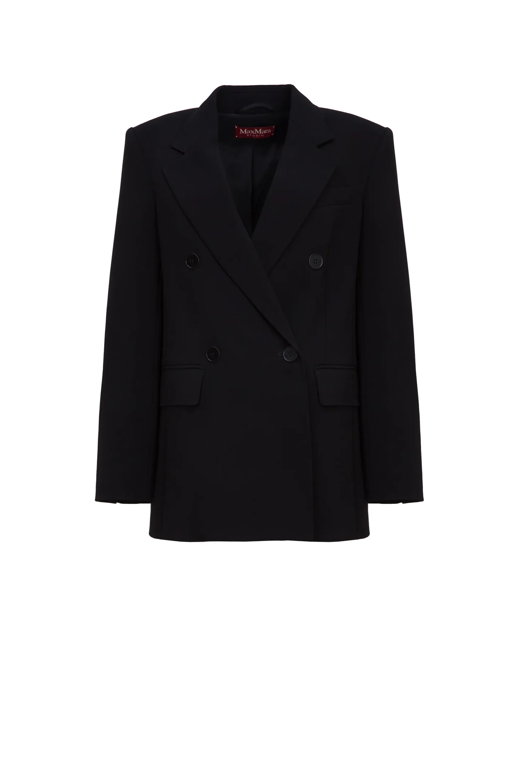 MAX MARA STUDIO: Double-breasted cady blazer MIRELLA