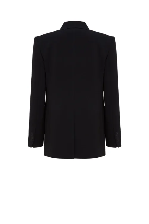 MAX MARA STUDIO: Double-breasted cady blazer MIRELLA