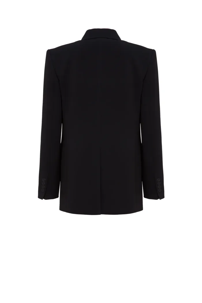 MAX MARA STUDIO: Double-breasted cady blazer MIRELLA