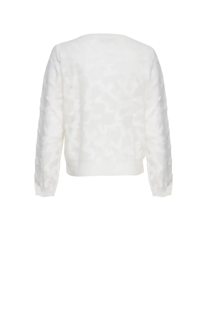 MAX MARA STUDIO: White cardigan ALVARO