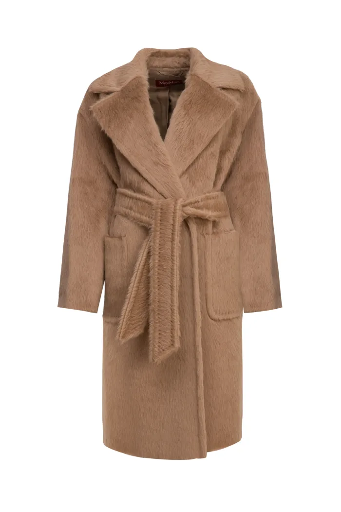 MAX MARA STUDIO: Alpaca Blend Wrap Coat OTTANTA