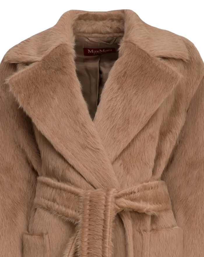 MAX MARA STUDIO: Alpaca Blend Wrap Coat OTTANTA