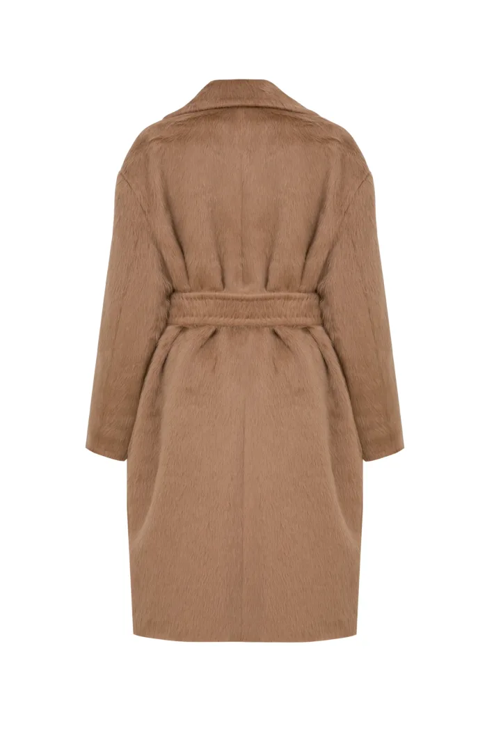 MAX MARA STUDIO: Alpaca Blend Wrap Coat OTTANTA