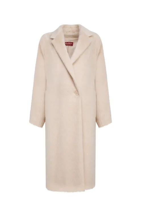 MAX MARA STUDIO: XAVIER Suri Alpaca Midi Coat