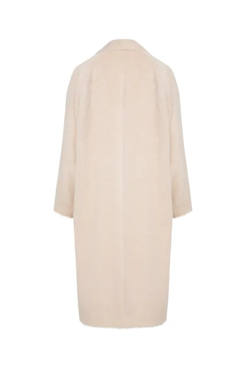 MAX MARA STUDIO: XAVIER Suri Alpaca Midi Coat