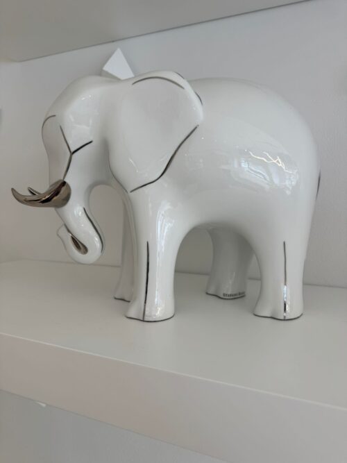 Stefano Ricci Home: Porcelain Elephant - Large Size