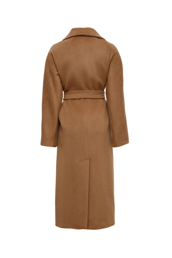 WEEKEND MAX MARA: Пальто-тренч с поясом TEMPERA (карамельное) — изображение 2