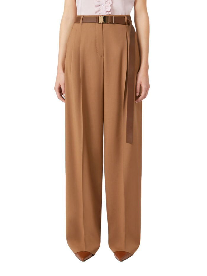 MAX MARA STUDIO：羊毛呢长裤：圖片 3